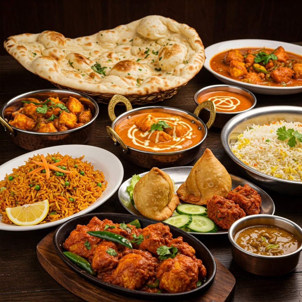Indian menu photoshoot akbars own restaurant