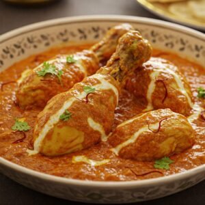 Traditional Chicken Mughlai Dish