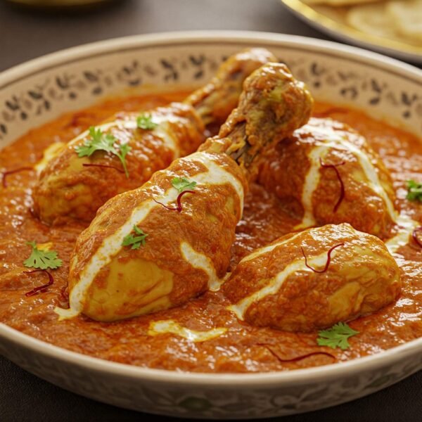 Traditional Chicken Mughlai Dish