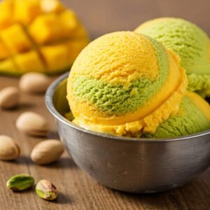 image of Mango and Pistachio icecream